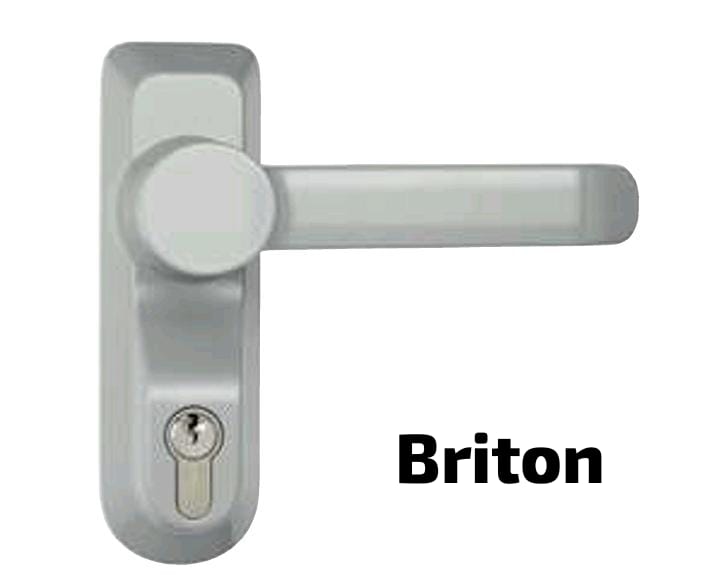 Briton Exit Hardware 1413.KE.SE Outside Locking Device for Panic Bars latch