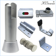 Accesorios y herrajes modernos de aleación de aluminio resistentes a la corrosión para particiones de cabinas de inodoros