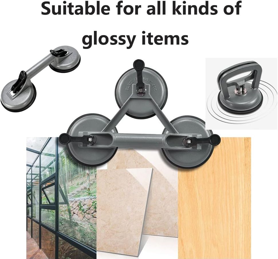 Glass Lifting Suction Cups Heavy Duty Vacuum Aluminum Alloy