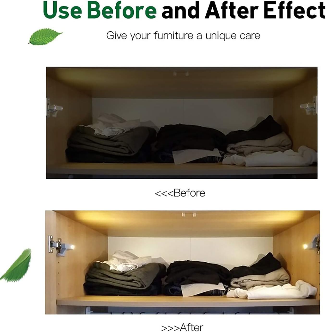 Push Cabinet Wardrobe Sensor Light (2 Pcs)