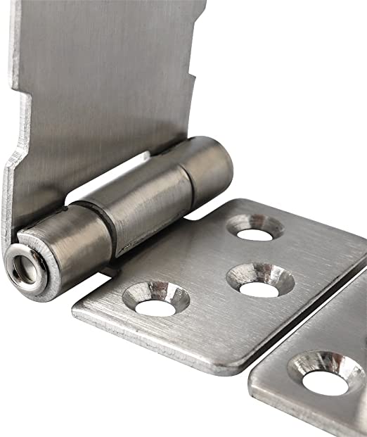 Hasp Lock Latch Stainless Steel Brushed Nickel 5"