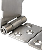 Hasp Lock Latch Stainless Steel Brushed Nickel 5"