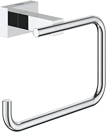 GROHE Bathroom Accessories, Toilet Paper Holder - Essentials Cube Collection,40507001