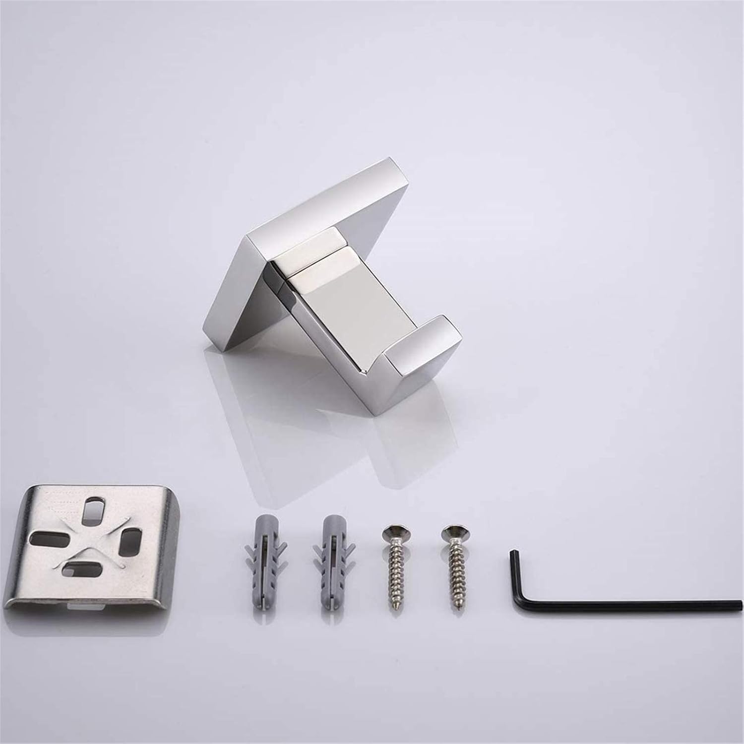 Towel Coat Hooks SUS304 Stainless Steel Bathroom Bathroom Hardware Clothes Garage Hotel Cabinet Closet Sponges Robe Hook Wall Mounted Kitchen Heavy Duty Bath Door Hanger