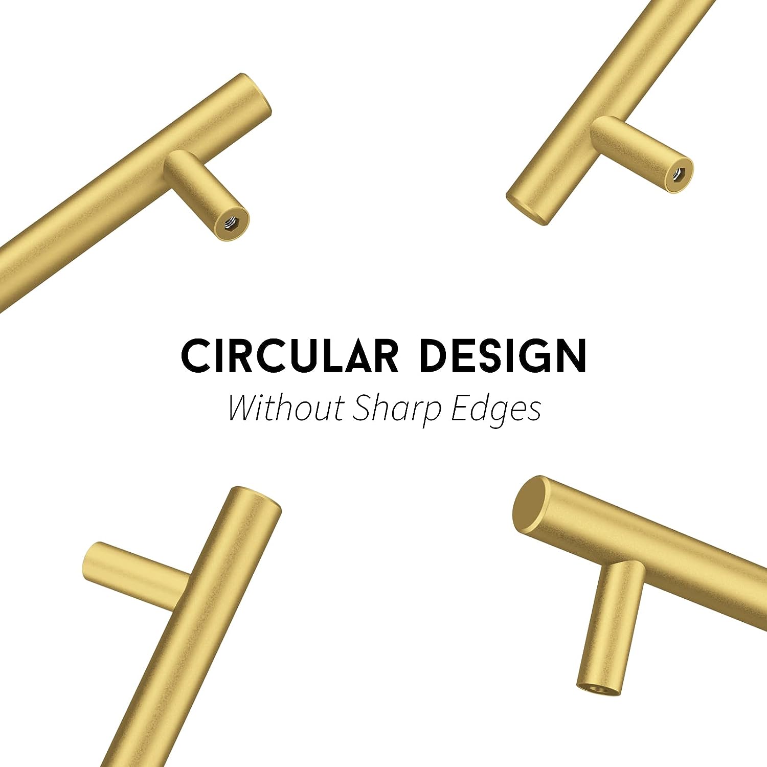 Cabinet Handle Gold 4inch hole centers