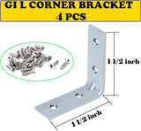 Galvanized L-Shaped Corner Bracket 3/4 INCH