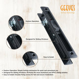 Aluminium Sliding Door Lock Double Sided Geeyee