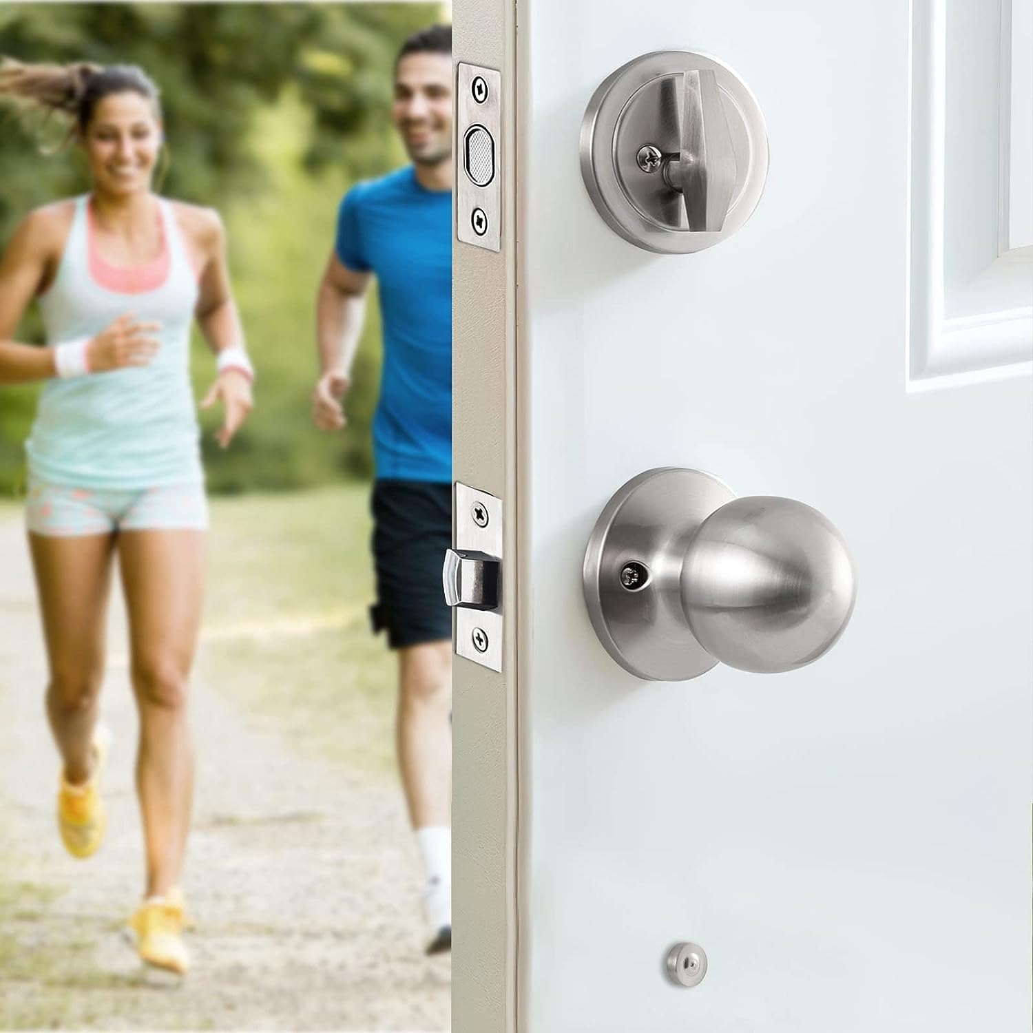 Yale Fancy Brass Door Handle 5257 Leonardo