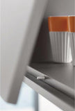 وحدة تخزين الطاقة Blum Aventos Tip On White Flap مع لوحة التثبيت 
