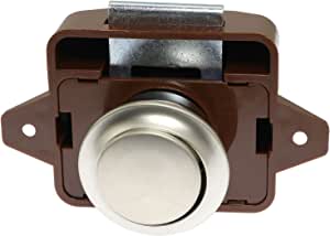 قفل بزر ضغط 26 مم/1.02 بوصة بني بدون مفتاح لسيارة ترفيهية متنقلة 