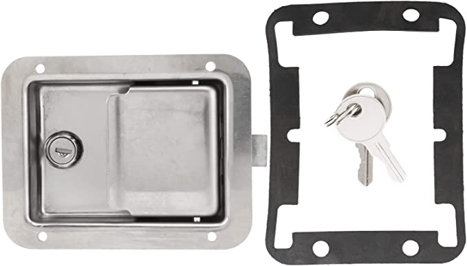 Paddle Latch Weatherproof Heavy Duty Stainless Steel Polished Tool Box Lock High Hardness Rust Proof Truck For
