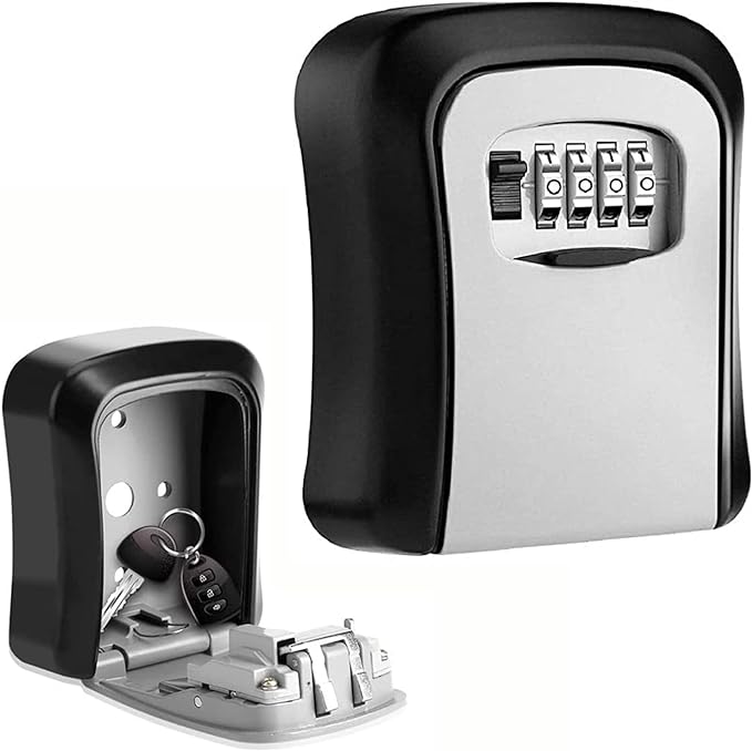 Key Storage Lock Box Combination Key Safe - Wall Mounted