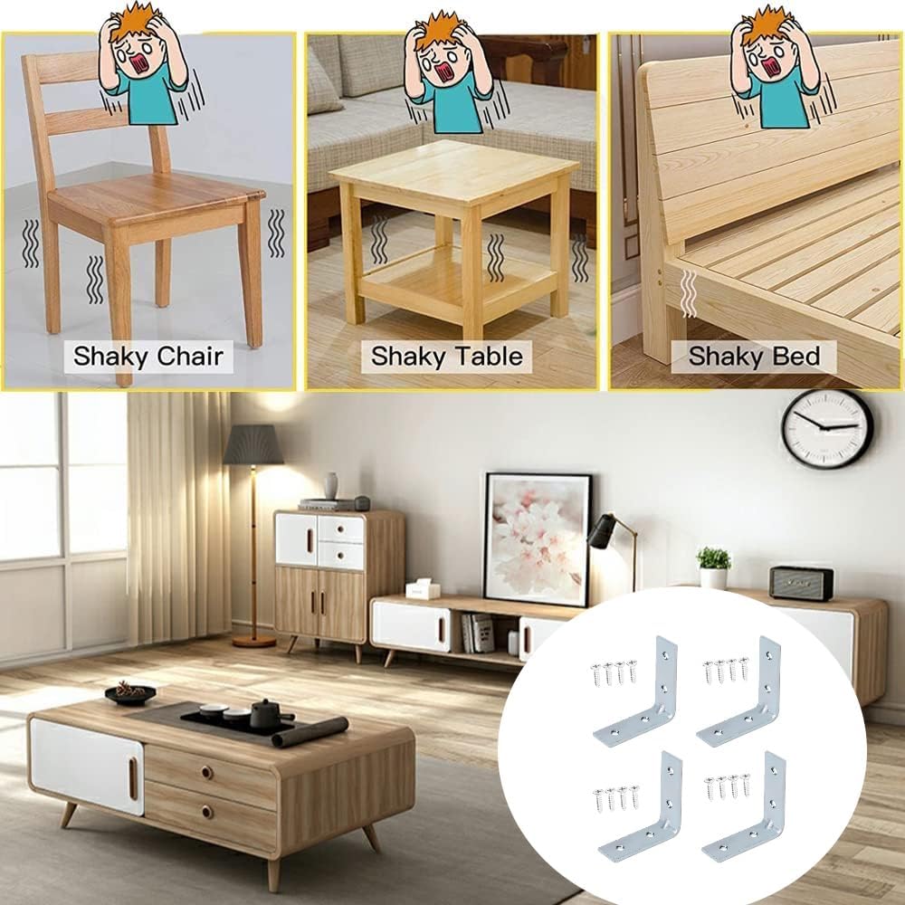 دعامة زاوية مجلفنة على شكل حرف L مقاس 3/4 بوصة 