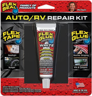 Flex Seal Auto/RV Repair Kit, Super Strong, Waterproof, Rubberized, UV Resistant, Car, Truck, Motorcycle, Seal and Patch, Bond and Repair, Quick Fix for Rips and Tears