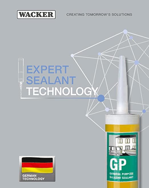 Wacker Germany Silicone Sealant General Purpose Gp (White, 280Ml)