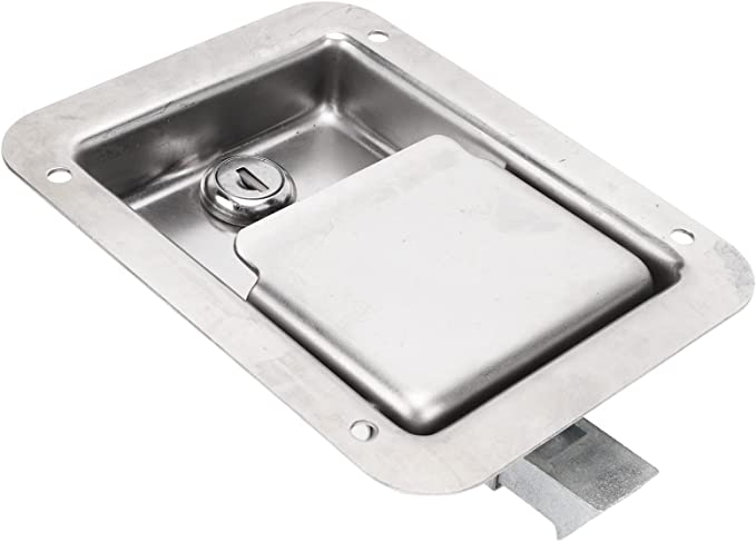 Paddle Latch Weatherproof Heavy Duty Stainless Steel Polished Tool Box Lock High Hardness Rust Proof Truck For