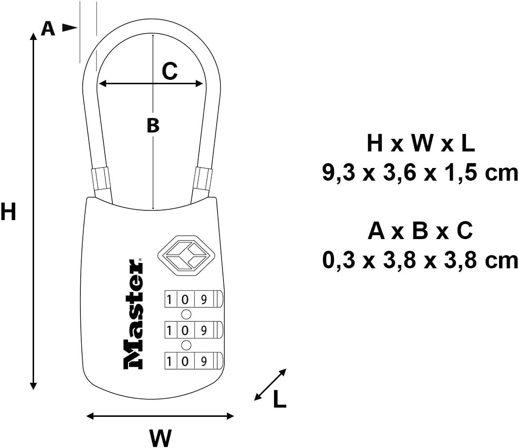 Master Lock Combination Lock 4697DNKL