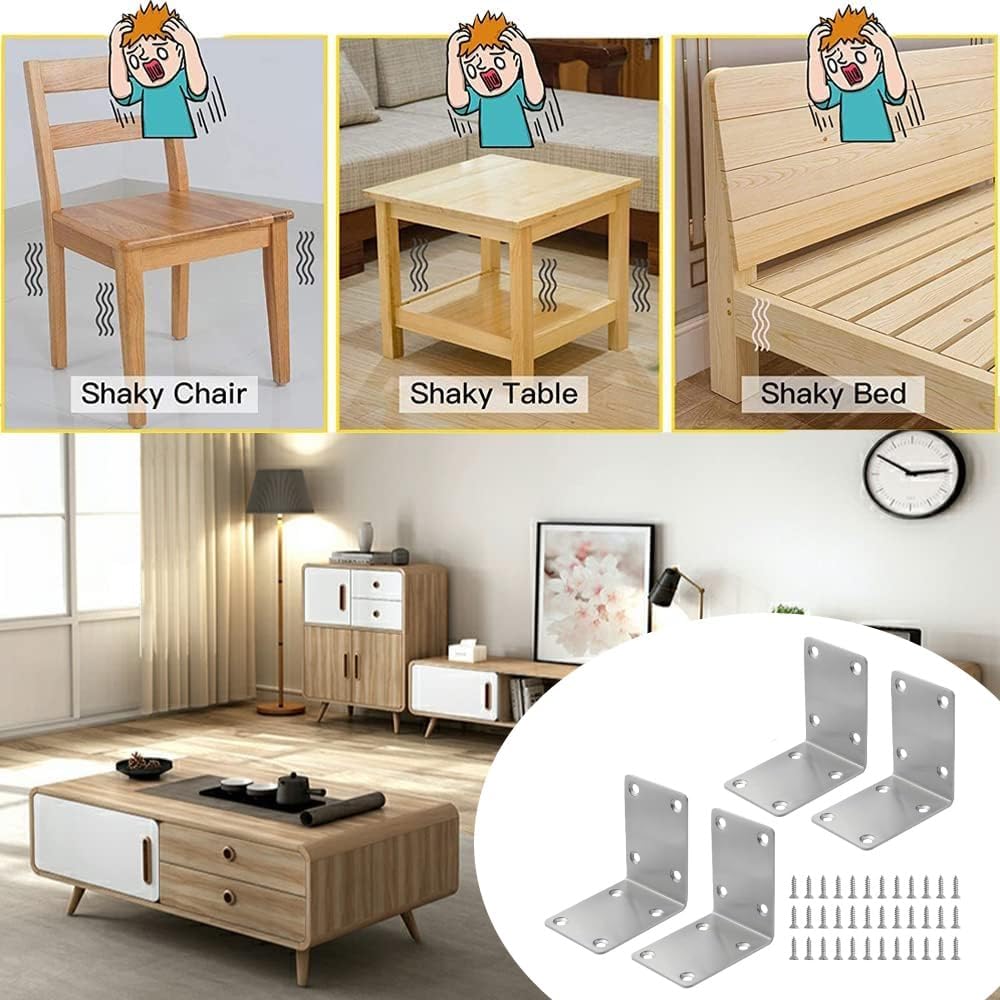 دعامة زاوية مجلفنة على شكل حرف L مقاس 3/4 بوصة 