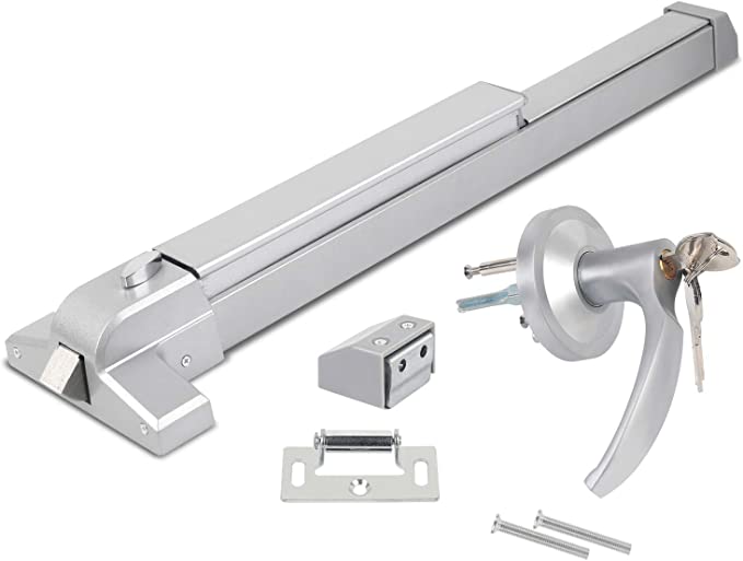 شريط الذعر لجهاز خروج الباب الخشبي والقفل الخارجي متضمن المجموعة الكاملة 