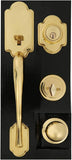 Yale Fancy Brass Door Handle 5257 Leonardo