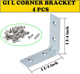 Galvanized L-Shaped Corner Bracket 3/4 INCH