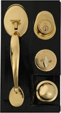 Yale Fancy Brass Door Handle 5057 Raffaelo