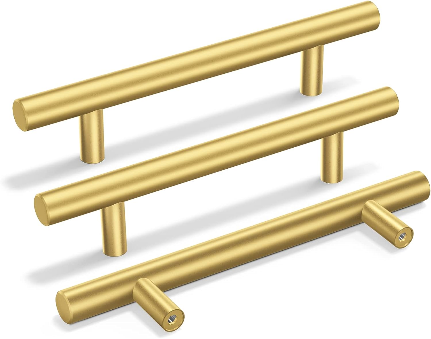 Cabinet Handle Gold 4inch hole centers