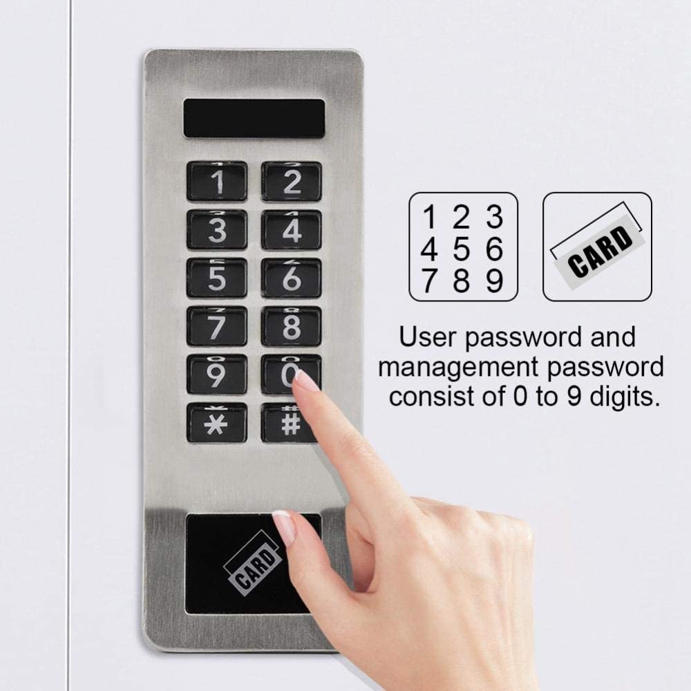 قفل خزانة إلكتروني بلوحة مفاتيح تعمل باللمس ومشفر لنظام التحكم في الوصول باستخدام مفاتيح RFID 