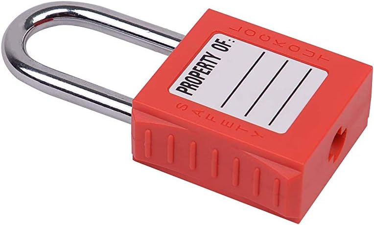 قفل أمان أحمر 