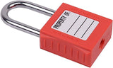 Lockout Tagout Safety Padlock Red