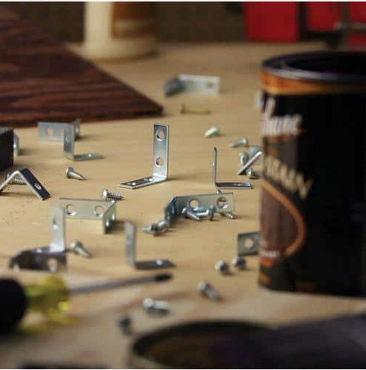 دعامة زاوية مجلفنة على شكل حرف L مقاس 3/4 بوصة 