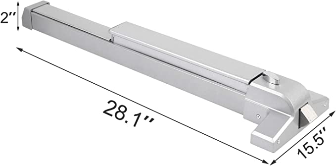 شريط الذعر لجهاز خروج الباب الخشبي والقفل الخارجي متضمن المجموعة الكاملة 