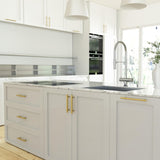 Cabinet Handle Gold 4inch hole centers