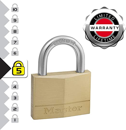 Master Lock 150EURD Brass Padlock 50MM