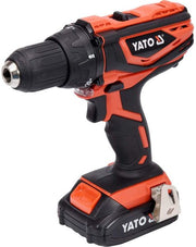 Yato Cordless Drill-Driver 13mm 18V w/1x2.0Ah Battery & Quick Charger Color Box YT-82780 (YT-8277905)