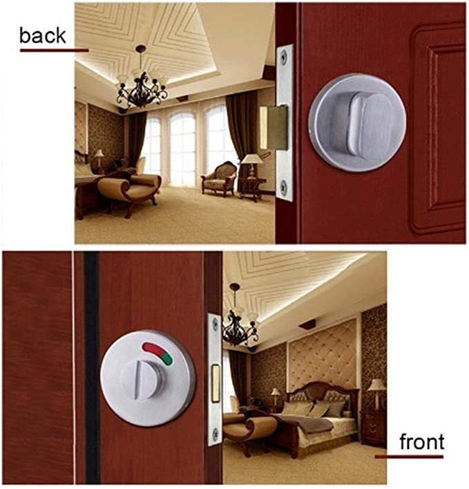 Toilet Door Handle Cubicles Metal Indicator Bathroom