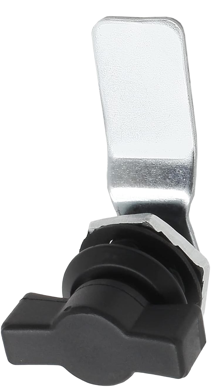 2 Pcs Thumb Operated Offset Cam Lock, T Handle Thumb Cam Lock Swing Knob Turn Latch for Machine Cabinet Drawer