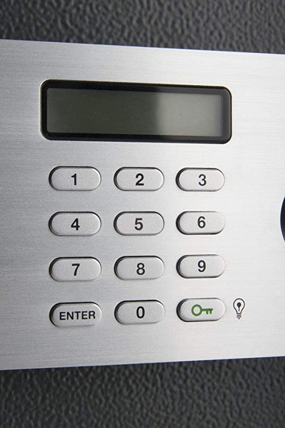 YSM/520/EG1 Certified Professional Safe, 22Mm Mortorised Locking Bolts, Lcd Screen, 49 Liter Capacity, Charcoal, W 350.0 X H 520.0 X L 360.0 Mm