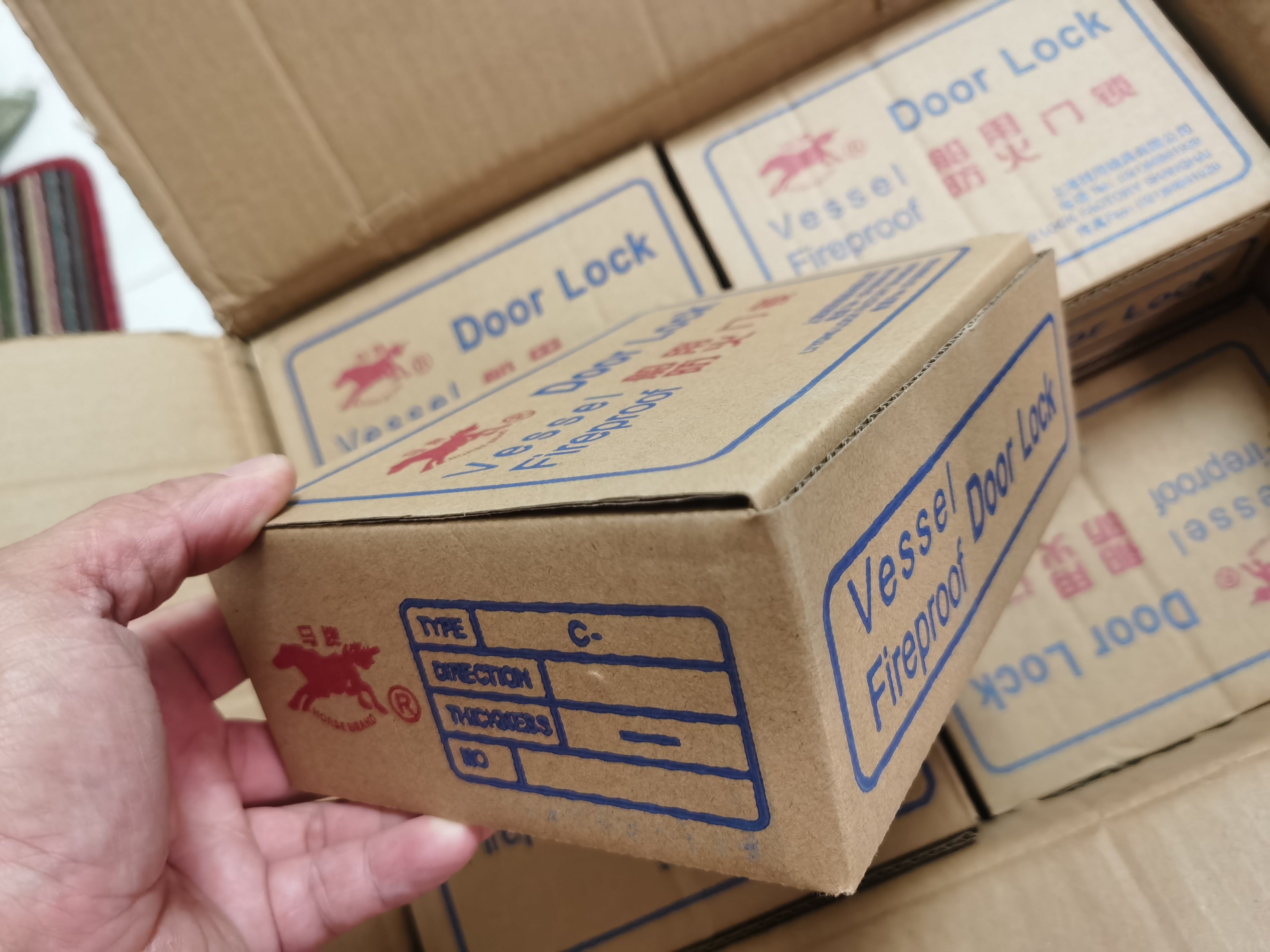 Marine Fire Door Lock Horse C1 OHS-2320 RHO (190MM) 304 S.S.