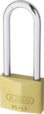 Abus Brass Padlock Long Shackle 65/40HB63 Keyed different system