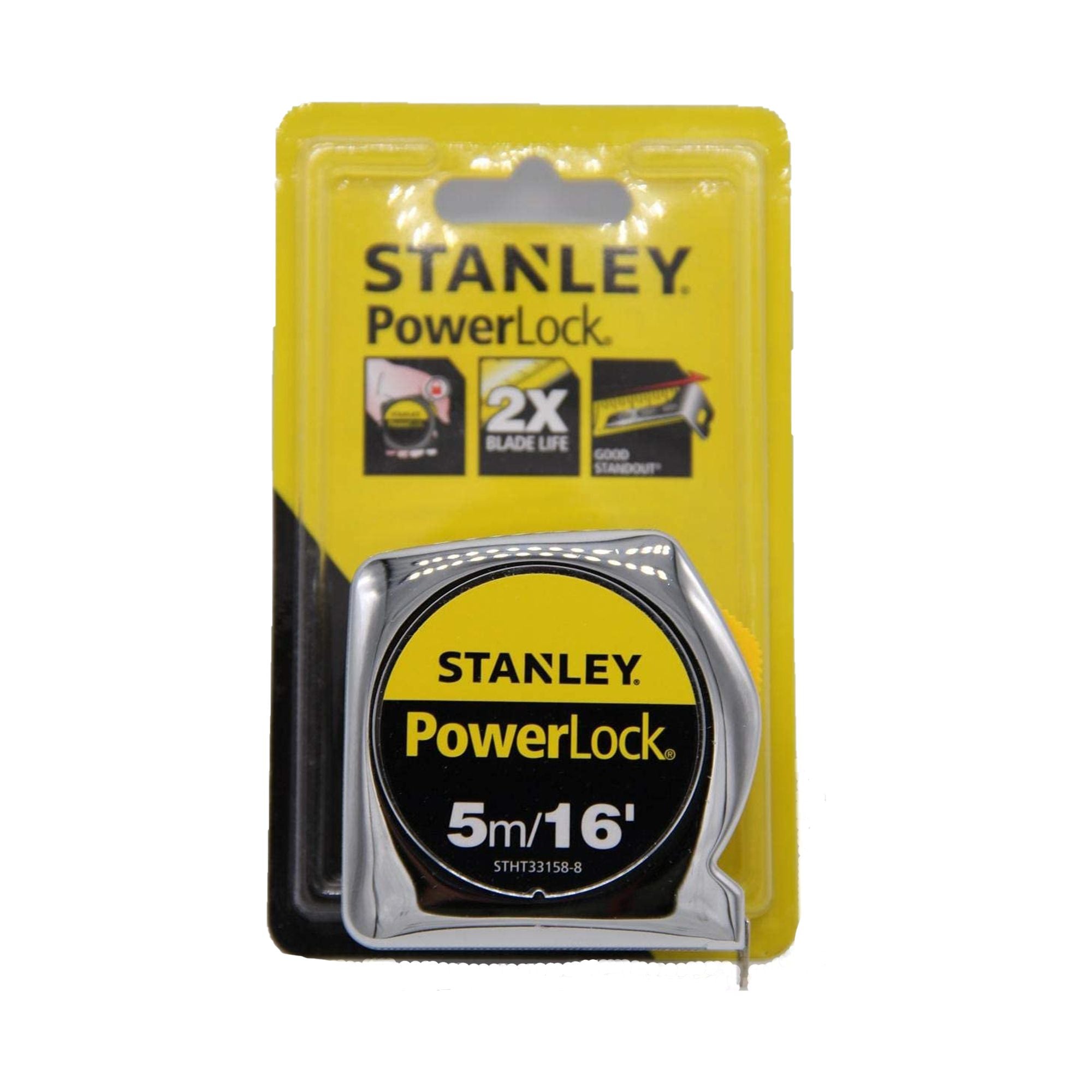 Stanley Measuring Tape 5M Powerlock 33158-8