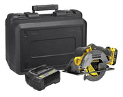 Stanley Cordless V20 Circular Saw 165mm 18V 2.0Ah with 1 Battery & Charger Kit Box SFMCS500D1K-GB