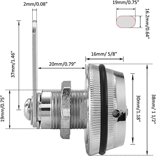 Combination Cam Lock Security Locks Door Furniture