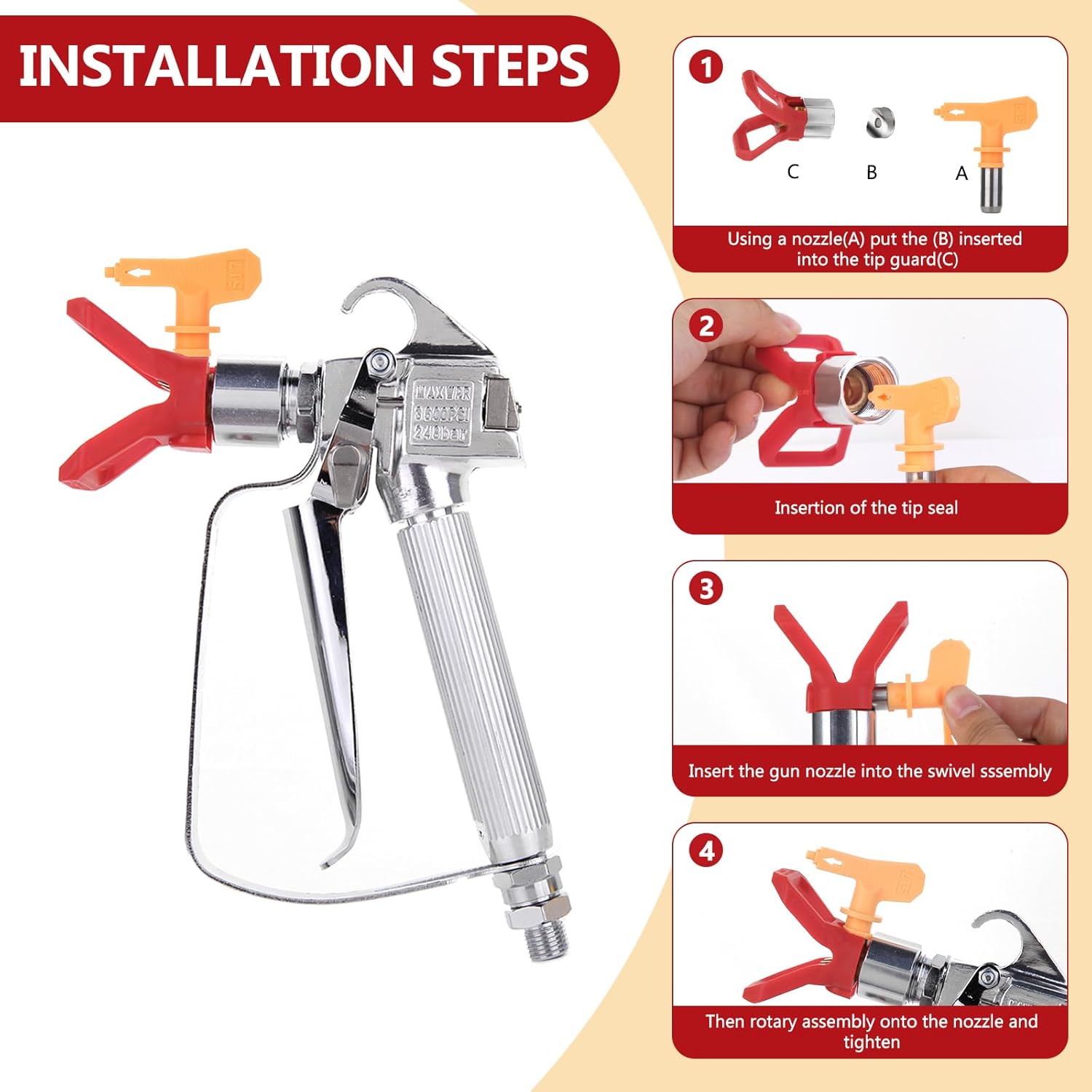 Airless Paint Spray Gun