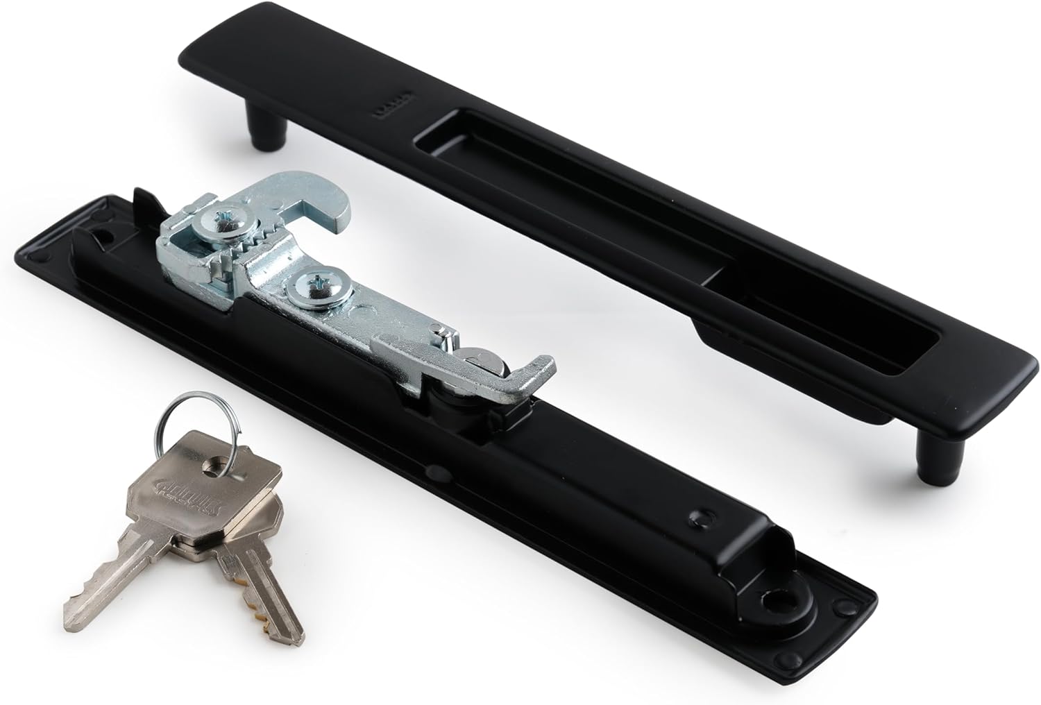 Aluminium Sliding Door Lock Double Sided With 2 Keys Set Geeyee