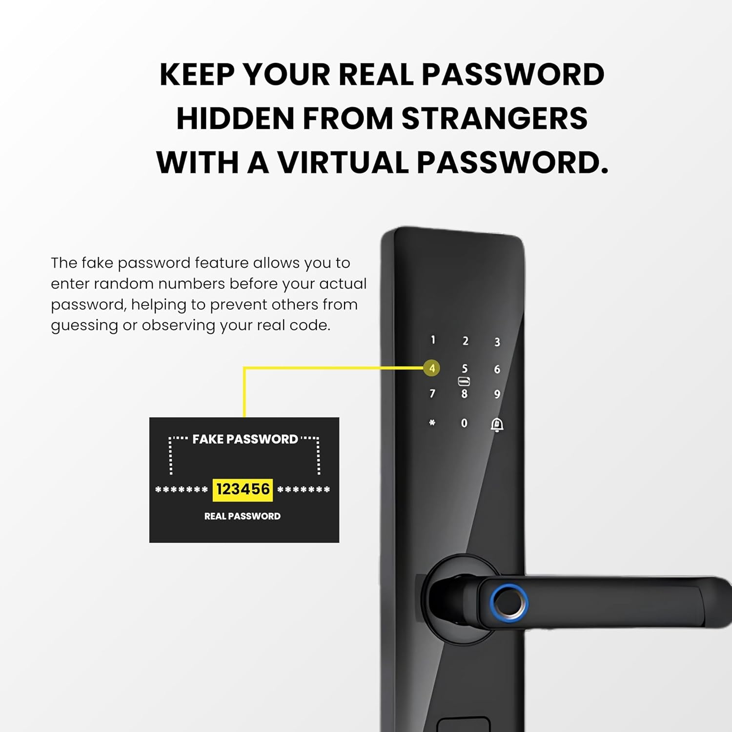 Altix R9 Pro Wi-Fi Smart Door Lock – Keyless Entry with TTLock App, Fingerprint, PIN Code, IC Card & Mechanical Key – Remote Access & Monitoring – Biometric Door Lock Dubai – Smart Lock UAE