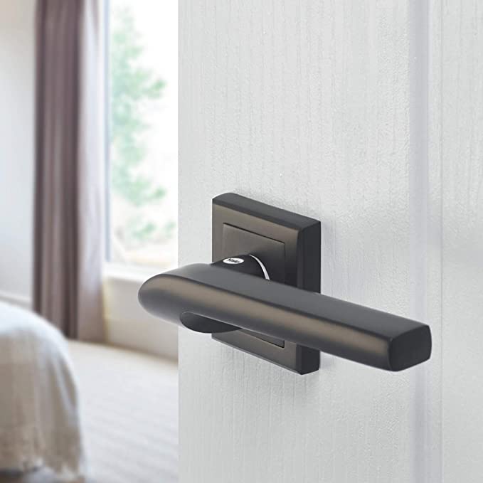 Door Handle Yale Siena Matt Black