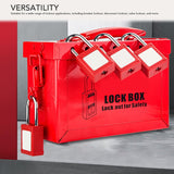 Lockout Tagout Box Kit 12 Loto Lock Holes, Tag Out Station