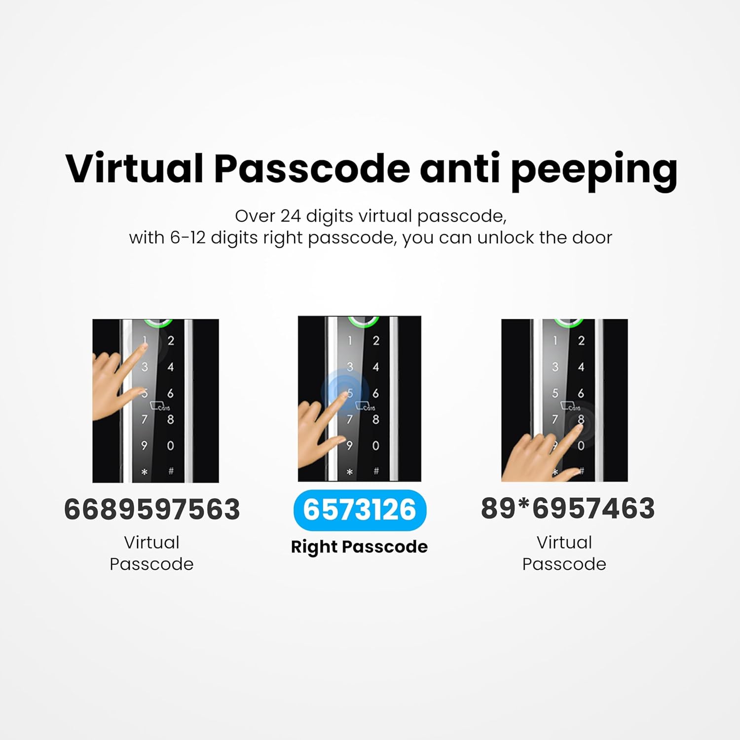 Altix A5FF Premium Smart Door Lock – Double-Sided Fingerprint, Keyless Entry, Slim Stainless Steel Design, IP65 Waterproof, TTLock App, Bluetooth, Keypad & IC Card Unlock