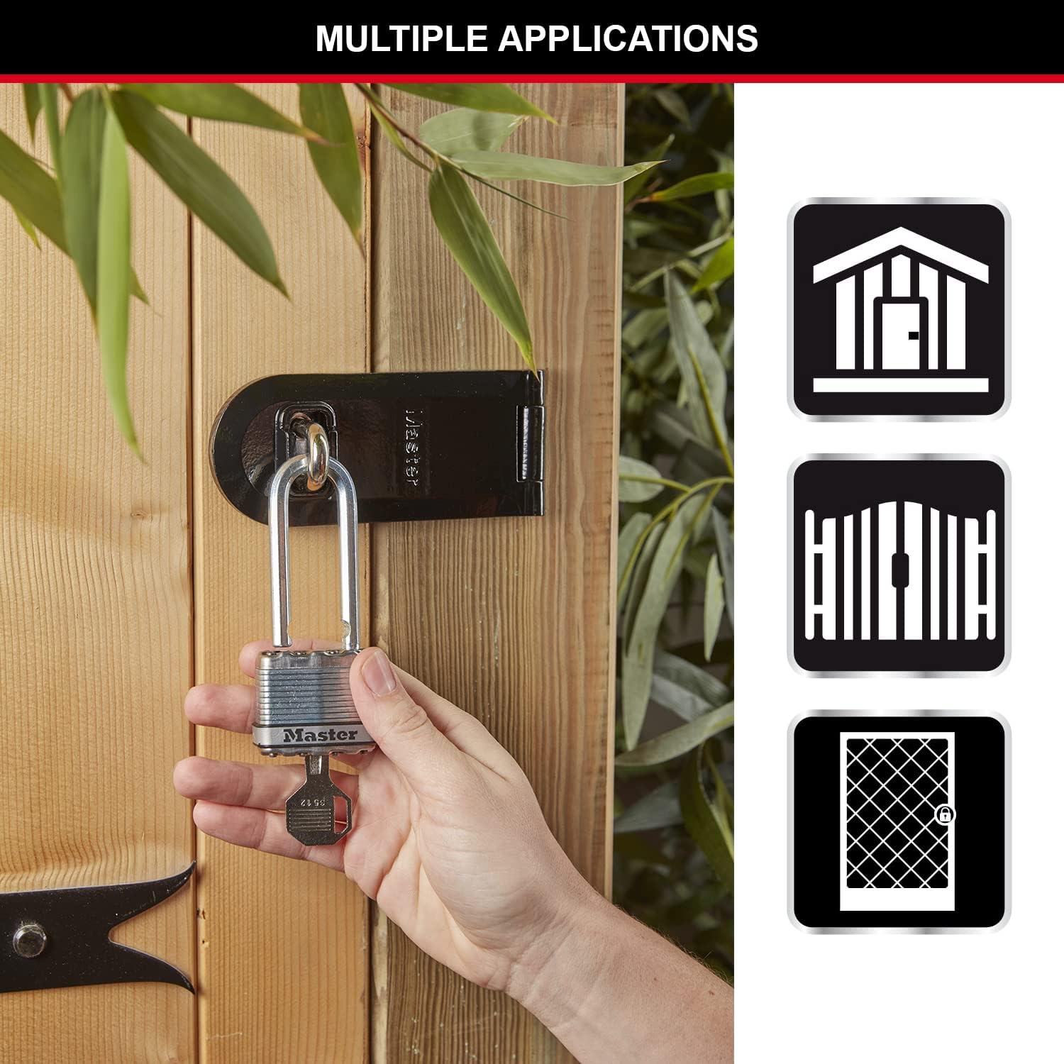 Master Lock High security padlock long shackle 45mm M1EURDLJ